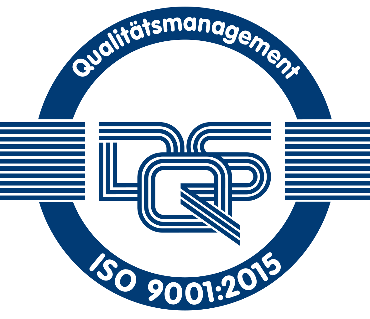 Logo der ISO 9001-2015 Zertifizierung ISO 9001-2015